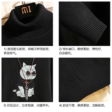 GM45044-P45加绒款-P65高领毛衣男士大码内搭毛线衣男砖墙，男装针织衫/毛衣，电商A040A