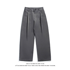 休闲三丝斜西裤裤子宽松大码男垂感直筒裤K8555-P35【特价】，男装西裤，电商A007