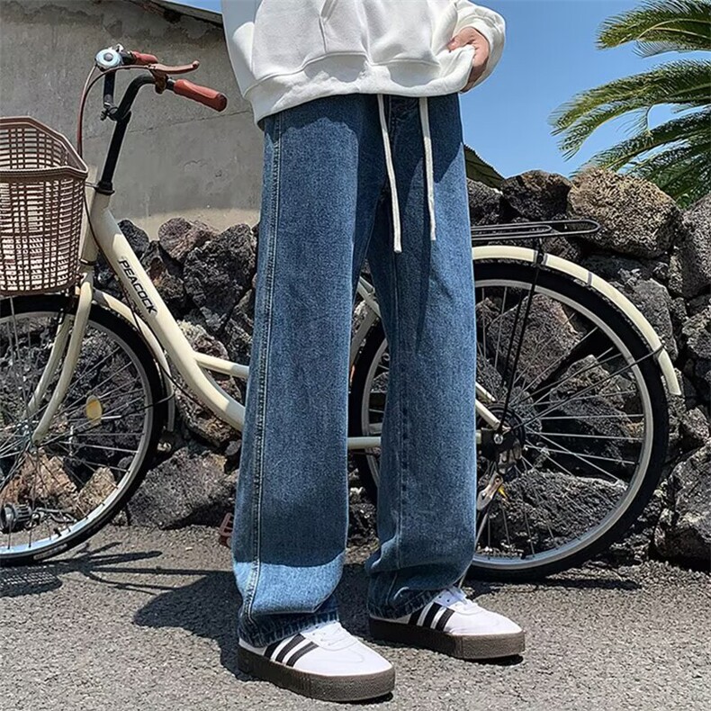 男牛仔裤男孩夏季长裤子直筒休闲裤男XX278,男装牛仔裤,星座208-5