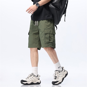 休闲工装短裤男士夏季薄款五分裤潮流百搭宽松速干裤运动中裤图片