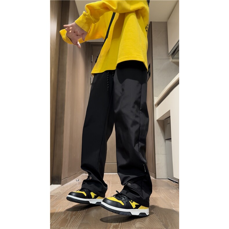 抖音品质机能防水裤脚按扣宽松百搭冲锋裤B315-K23545-p50控68图片