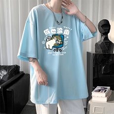华夫格t恤男短袖男大码五分袖大皂风HT73403-P22，男装T恤，电商A040