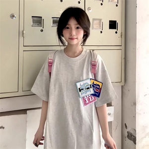 万针全刺绣工艺抖音得物高品质260克重磅纯棉双纱美式高街短袖T恤图片