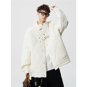 仓库现货MY1112-特批80 秋冬棉衣加厚夹克领加棉外套刺绣棉服加厚图片