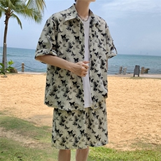 蝴蝶套装TZ77800特P45衬衫DCS77801特P27DK77802特P18套装控88，男装衬衫，星座227-7