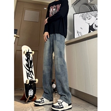 A178秋冬季新款美式休闲牛仔裤男直筒宽松9312P52限价68，男装牛仔裤，电商A178