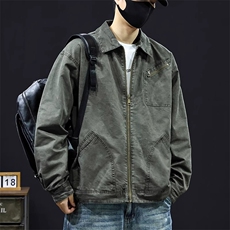 工装底特律飞行员外套男春季新款美式宽松休闲夹克外套HH213P70，男装夹克，星座1013-5
