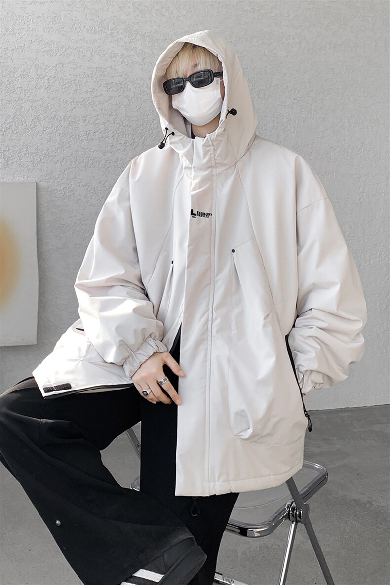 8XL-M冲锋衣外套男加棉加厚夹克秋冬户外登山服JK1313P90控110,男装夹克,电商D206-1