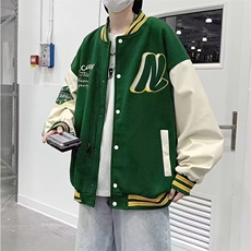 棒球服外套男士秋冬季潮牌美式青少年男款宽松休闲夹克686-P62，男装夹克，星座1109-3