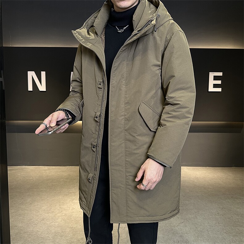 标50白鹅绒款高级感品质中长款羽绒服男外套C317-Y8625-P325,男装羽绒服,电商C317