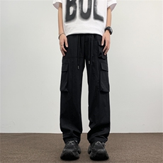 2024夏季多口袋机能工装裤男日系复古潮牌休闲裤现货K7959-P38，男装休闲裤，星座512-3