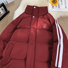 量大优可提供视频冬棉衣立领条纹HD019-1-MF5289-P75，男装棉衣，电商019-1