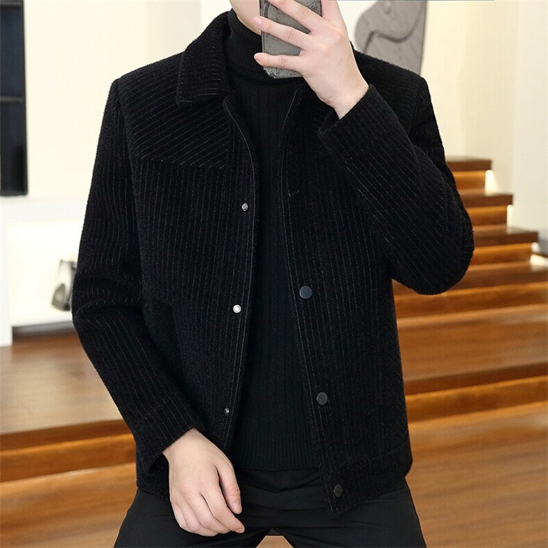 秋冬新款男士商务休闲毛呢大衣短款夹克外套上衣D21P145控238,男装毛呢大衣,电商B226-2（原B217-2）
