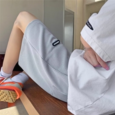 夏装休闲短裤男潮牌ins宽松休闲潮流外穿中裤百搭韩版五分裤，男装牛仔裤，四季星座505