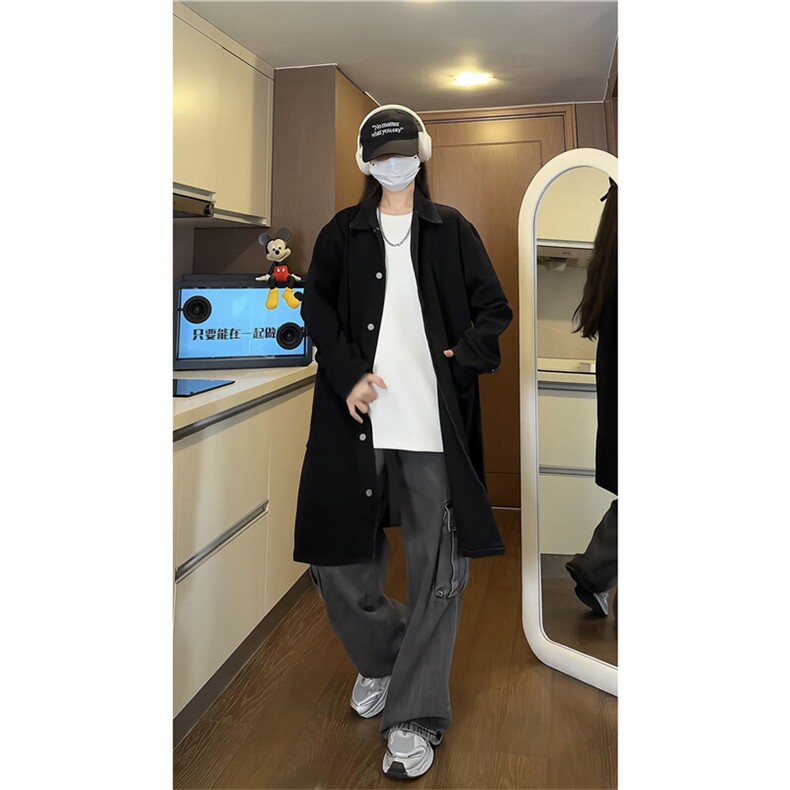 FY640-P75-控118M-5XL现货风衣长款大码宽松过膝大衣,男装风衣,星座116