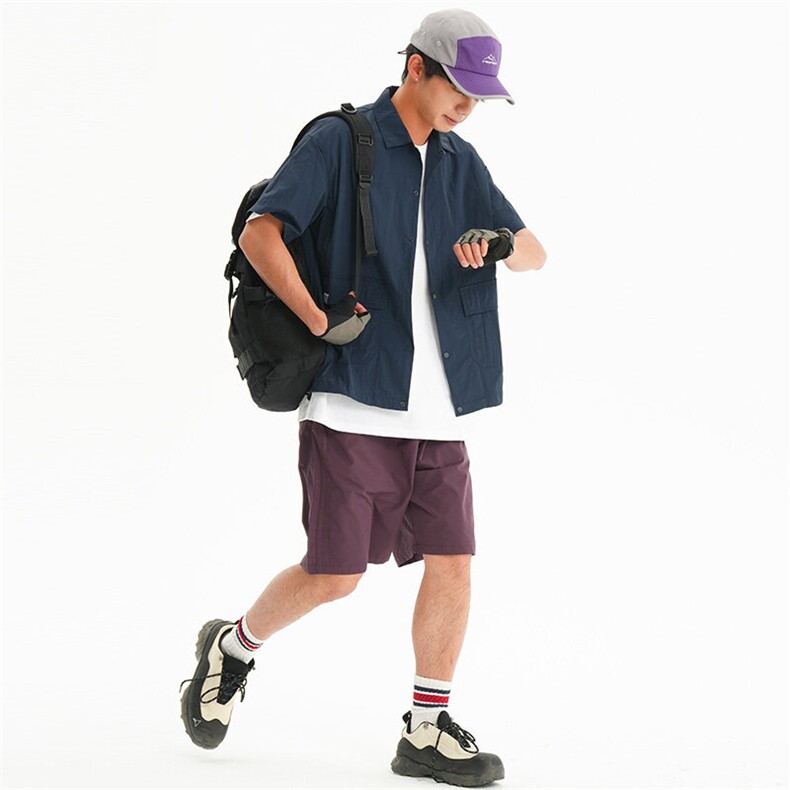 2025夏季新款原创潮牌日系男装T恤CS318，男装T恤，电商A101（原外27）