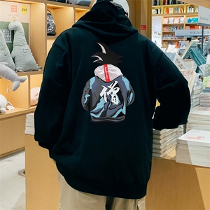 秋季宽松版休闲男学生套头卫衣连帽外套上衣 W01---- -特价P20图片
