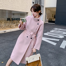 现货主推70毛手工羊毛大衣210K6339-P255-K378，女装双面呢大衣，浙宝210（原浙宝191）