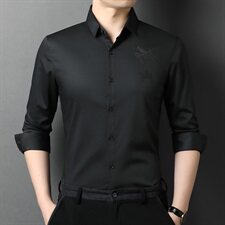 J577钱塘2021-1秋季新款男士高端轻奢长袖衬衣大货主推P72，男装衬衫，钱塘207-1