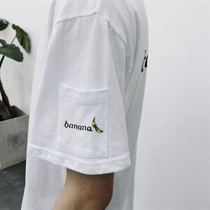 2021夏季休闲棉T banana印花短袖T恤703-T115图片