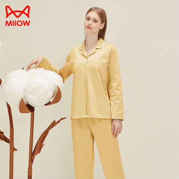 2025年秋季情侣休闲套装休闲长裤长袖衬衫领，睡衣套装，泰合衣坊