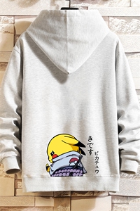 KS21036-P38 连帽开衫卫衣男运动外套大码班服 砖墙挂拍图片
