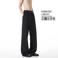 2026春季新款无影墙美式三本针微喇西裤M-5XLHK26199-特P30，男装西裤，电商A022