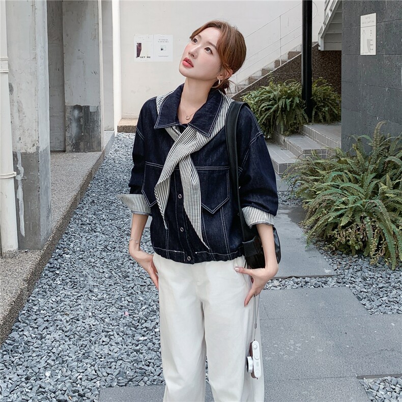 新品！韩系条纹披肩外套2C213-907-P160-K238,女装短外套,2C213
