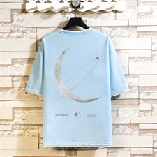 xz116-T123-P30控48短袖网格男潮牌情侣夏装克莱因蓝大码潮T恤，男装T恤，星座103A