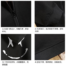 KS21190-P38加绒款-P43连帽开衫卫衣男运动外套大码班服砖墙，男装卫衣，电商A040A