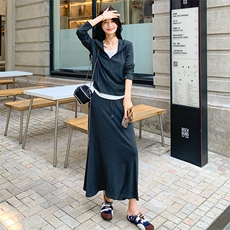 【有货】C3385P145K198连帽假两件套装，女装套装/套裙，2D113