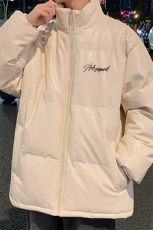 已注册港风直播抖音高品质宽松男羽绒棉加厚PU皮棉衣外套M1508P90，男装棉衣，电商C408(原B339-1)