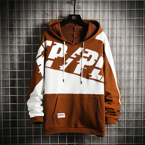 7XL-M大码连帽卫衣男2023秋季新款潮休闲胖子卫衣加肥加大码控88，男装卫衣，钱塘717(原712)