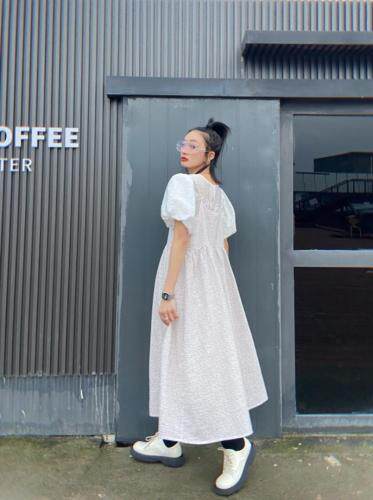 碎花连衣裙夏季，女装连衣裙，洣琳萱