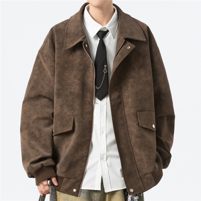 现货得物抖音品质男士皮夹克外套皮衣JK308P80，男装夹克，星座1904A-1