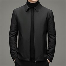 冬季棉衣男中年翻领休闲棉服中青年冬季厚爸爸装DFLDM16001-P185图片