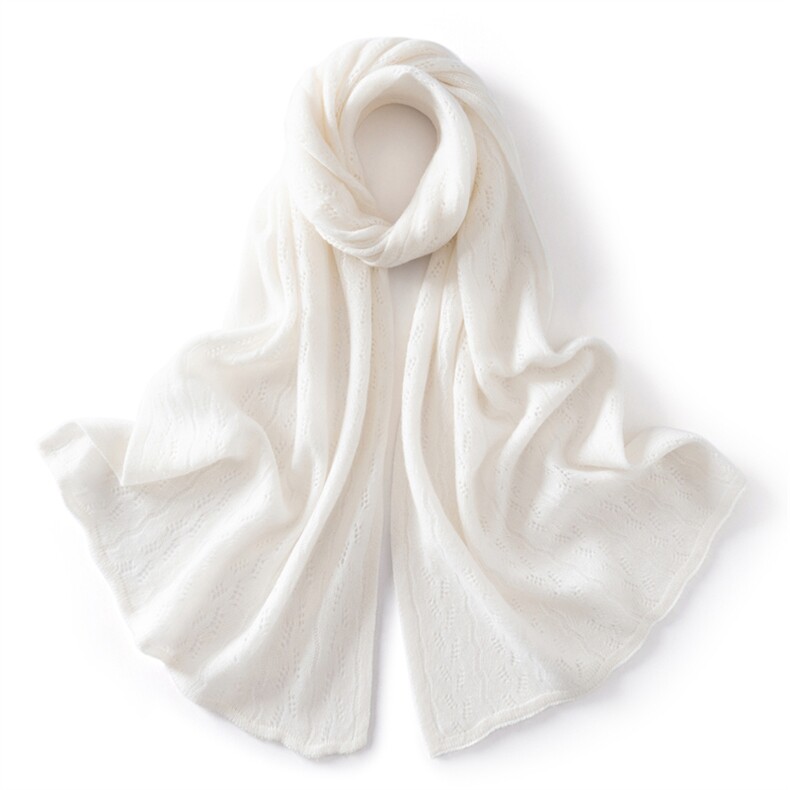 2025年秋季新款纯色针织围巾时尚休闲通勤百搭，围巾，臻歆羊绒