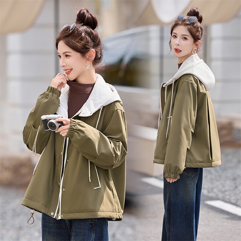 2025年时尚流行简约派克服保暖外套冬季上市，女装棉衣/棉服，涵亦佰惠