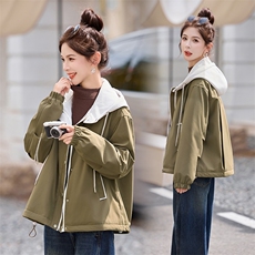2025年时尚流行简约派克服保暖外套冬季上市，女装棉衣/棉服，涵亦佰惠