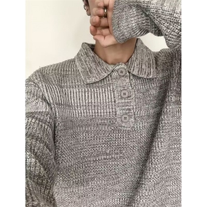 新款时尚简约原宿日系文艺百搭慵懒气质长袖毛衣流行 M5804图片