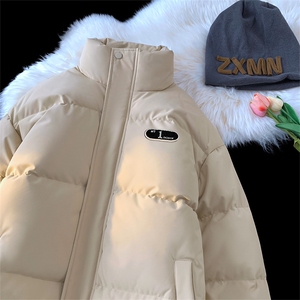 棉衣男冬季新款港风宽松羽绒棉学生立领面包服MF700-P58(现货图片