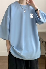 春夏季七分袖t恤男大码五分袖男短袖中袖Q112292-P30，男装T恤，电商A040