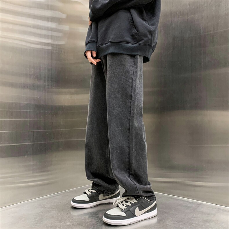 2023春季宽松直筒百搭纯色九分牛仔裤313A-1-NZ028-P55控68,男装牛仔裤,星座808A-1