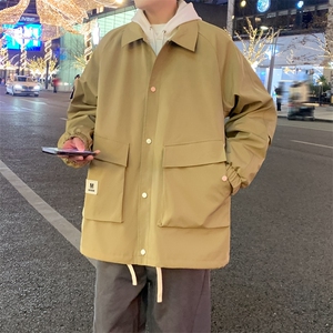 外套男2024新款春秋上衣潮牌痞帅青少年夹克JK178-P75图片