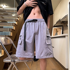 酒店-夏季上新大码短裤美式潮牌网格五分速干裤DK809P33，男装牛仔裤，星座301B-2（原A443-1）
