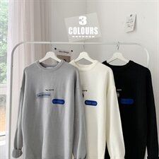 秋冬chic网红情侣毛衣上衣针织衫保暖时尚毛衣A009-P65，男装针织衫/毛衣，星座1501