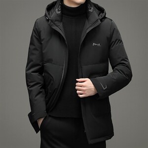 冬季新款脱卸帽羽绒服休闲外套中年爸爸装上衣YYYR062129-P315图片