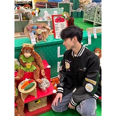 【有货】DW633-P68潮滑板个性ins新款时尚嘻哈潮流涂鸦，男装夹克，星座603-2
