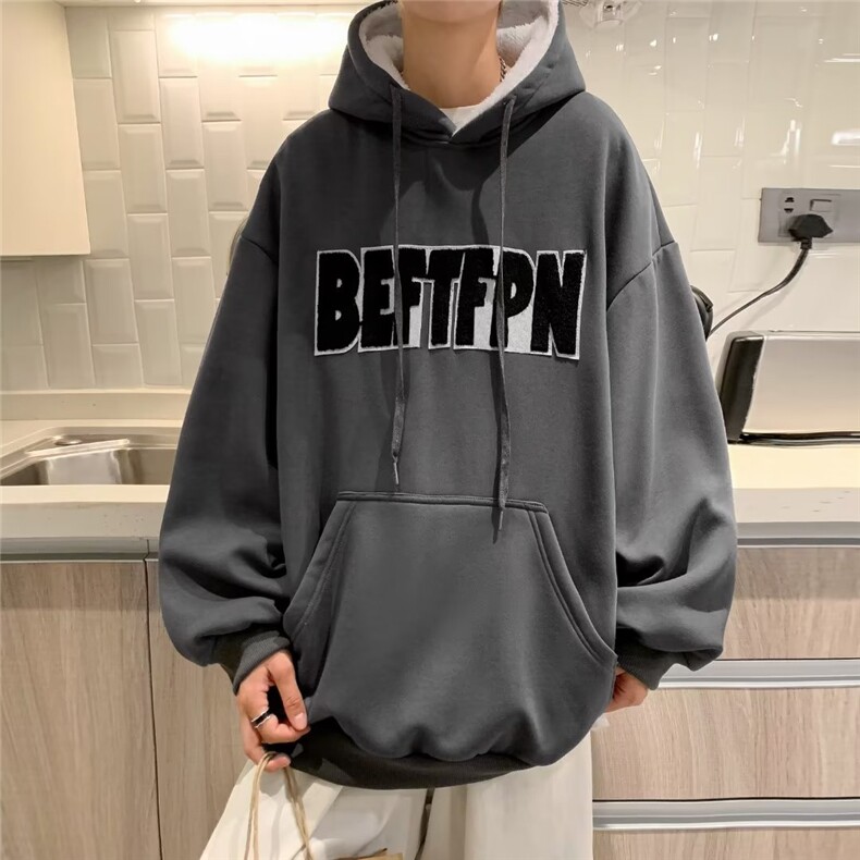 卫衣男潮ins港风潮流加厚外套BK142P45,男装卫衣,星座1116-2