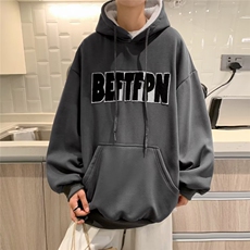 卫衣男潮ins港风潮流加厚外套BK142P45，男装卫衣，星座1116-2